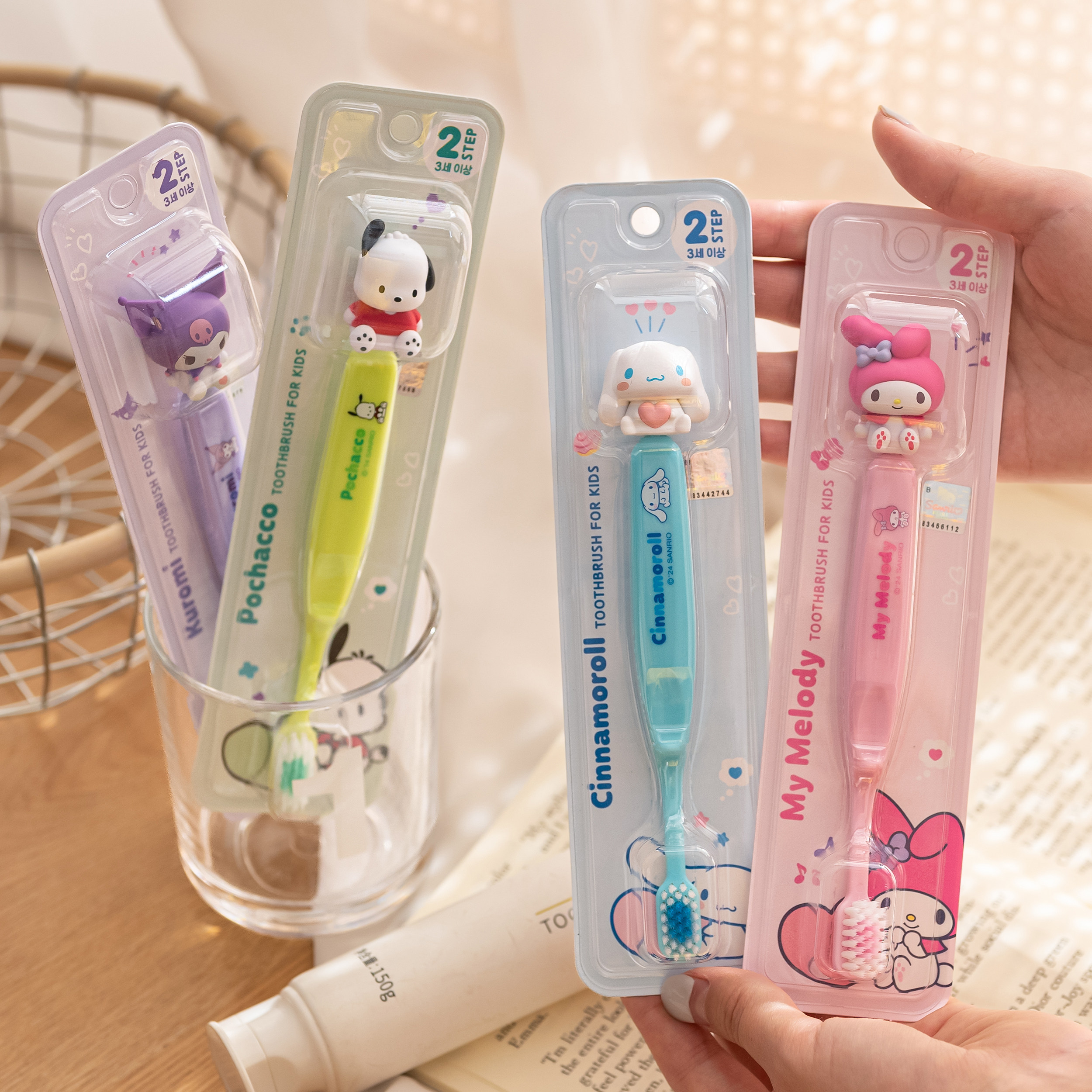 三丽鸥主题儿童牙刷软毛宝宝专用小头牙刷3-12岁小孩换牙期护齿,洗护清洁剂/卫生巾/纸/香薰,牙刷/口腔清洁工具,淘宝优惠券,粉丝福利购,淘宝优惠卷