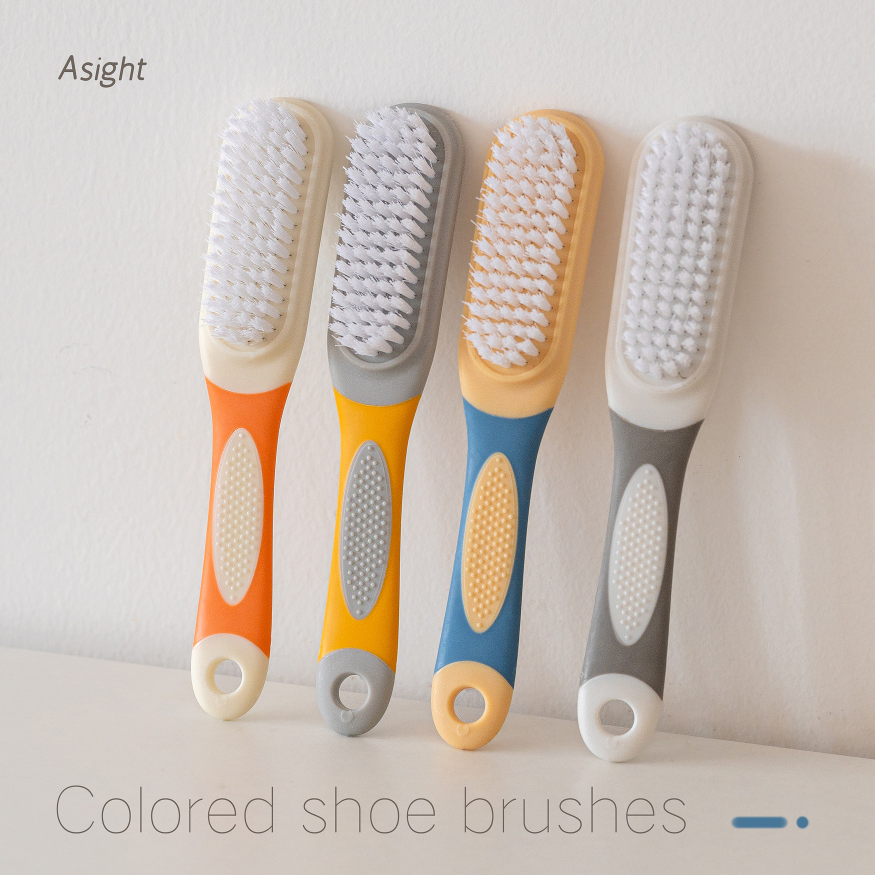 彩色鞋刷长柄刷家用洗衣刷