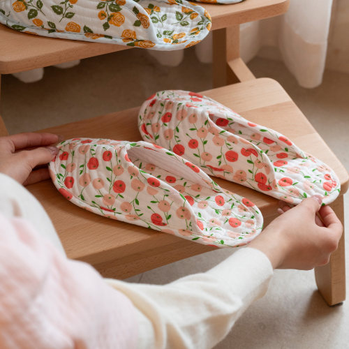 爬爬垫拖鞋成人家居室内全棉