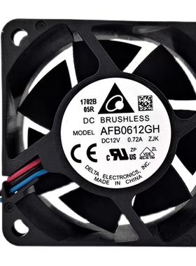 AFB0612GH 6CM/厘米6025 12V 0.72A 4线PWM温控大风量风扇