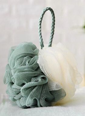 沐浴球可挂式起泡沐浴球柔软浴花澡花加厚洗澡沐浴花球搓背洗澡球