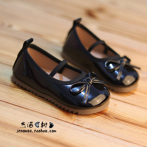 女童皮鞋1-2-3-5岁婴儿豆豆鞋