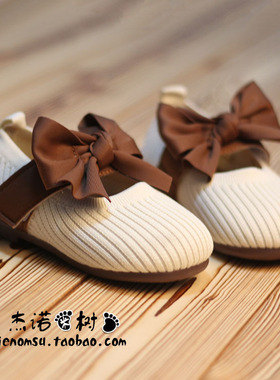 女宝宝小皮鞋春秋1-2-3-4-5岁儿童公主鞋女宝布鞋儿童鞋子21-30码