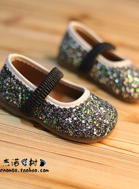 女童黑色小皮鞋演出鞋春秋款2026新款韩版公主鞋21-30码女宝单鞋