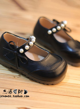 女童公主鞋21-35码软面皮单鞋
