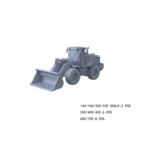 老姚手工坊 LYTA025  3D 打印装载机模型 多比例  工程铲车套件