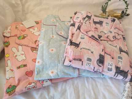 韩版国货春秋冬新款磨毛纯棉绒布睡衣家居服套装卡通ins女生小猫