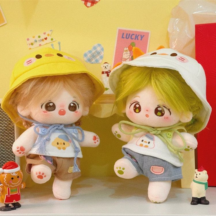 娃衣20cm毛绒棉花衣服夏