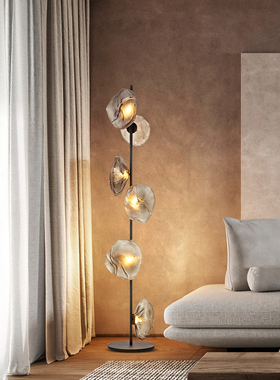 轻奢后现代落地灯客厅沙发旁边高级感设计师灯具卧室别墅创意灯饰