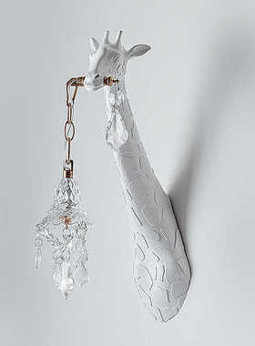 卧室2025新款欧式客厅背景墙壁灯复古时尚树脂工艺品洗墙灯墙壁灯