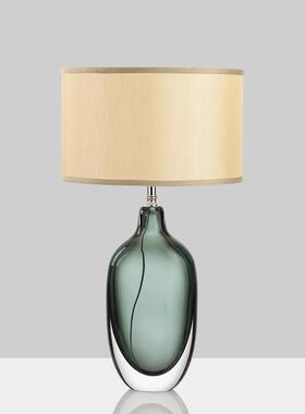 现代简约高档卧室酒店别墅设计师样板房客厅创意北欧台灯灰色轻奢