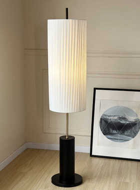 侘寂风复古落地灯客厅设计师创意个性新中式茶室装饰灯卧室床头灯