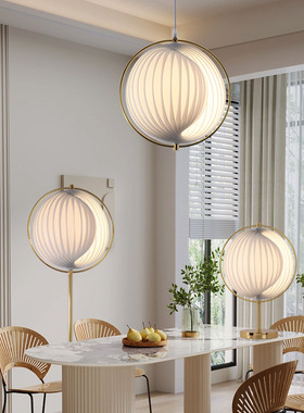 丹麦设计师旋转月球餐厅卧室床头吊灯创意艺术橱窗民宿装饰客厅灯