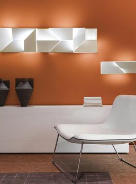 极简创意花瓣壁灯高档酒店名宿走廊壁灯楼梯过道艺术背景墙装饰灯