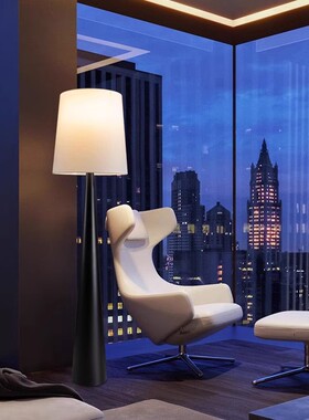 北欧现代简约高级感客厅沙发落地灯创意卧室床头灯复古书房氛围灯
