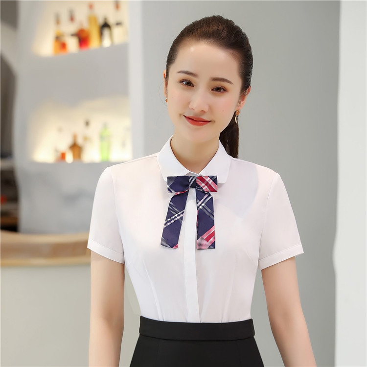 2020夏季短袖职业衬衫女士职业女裙套装修身免烫工作服OL大码正装|ruв категории Женская одежда, рубашка - от Buy2taobao.com для оказания профессиональной услуги покупки агента Taobao
