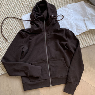 我有一个帽衫  温暖双面德绒连帽拉链帽衫外套P1111