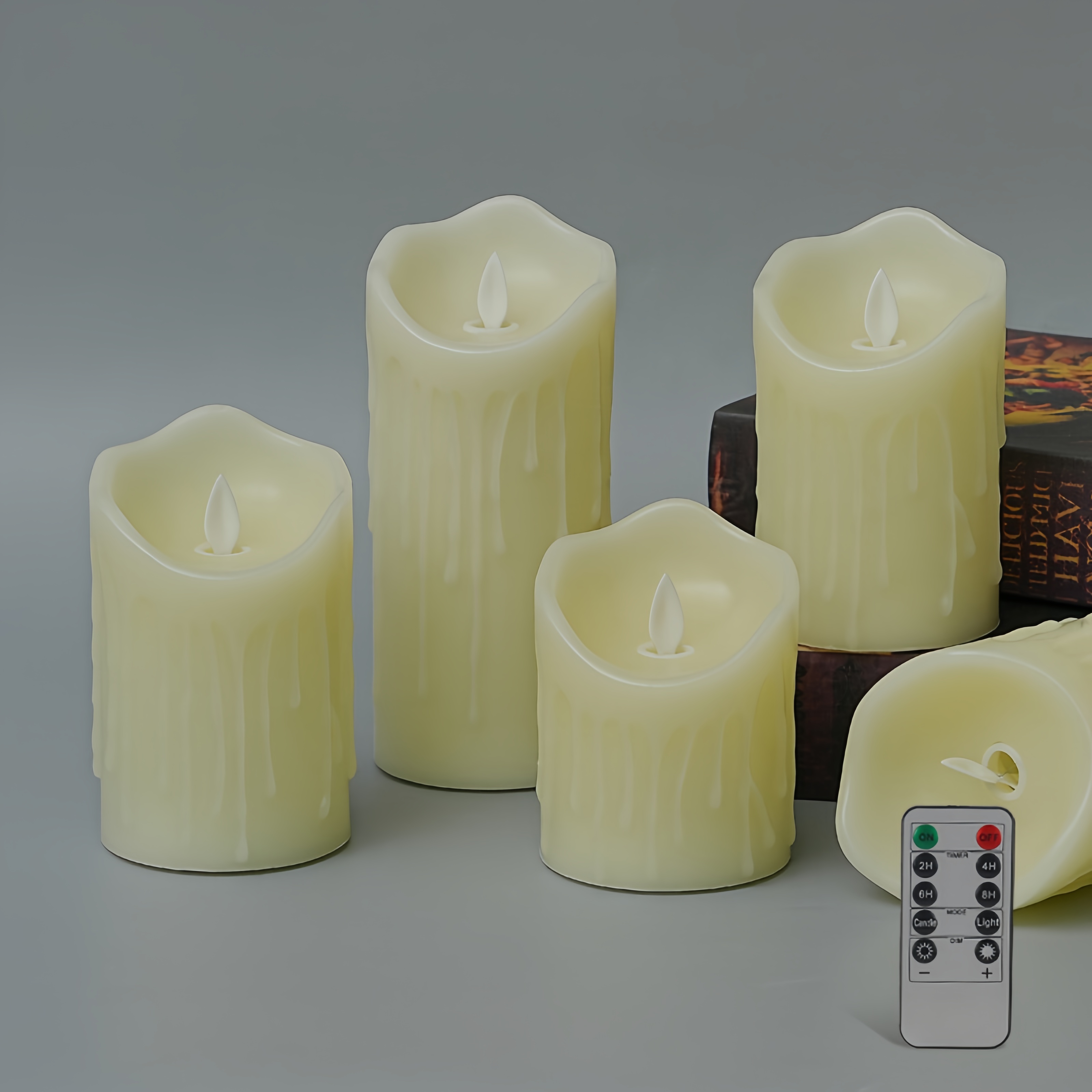 遥控电子蜡烛灯卧室小夜灯
