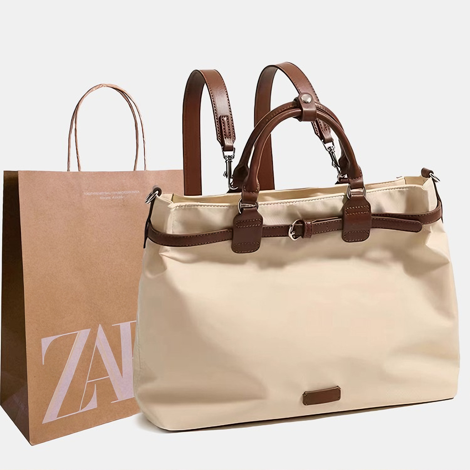 优选优品手提公文学生双肩背包13寸14寸电脑包休闲大容量斜挎拎包