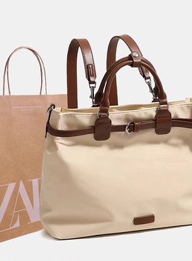 优选优品手提公文学生双肩背包13寸14寸电脑包休闲大容量斜挎拎包