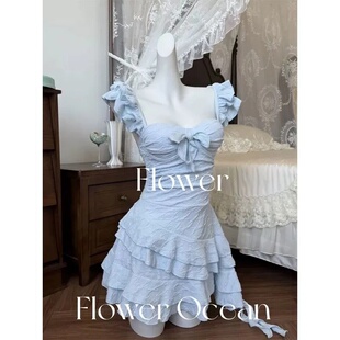 高级感绝美连体裙式 式 遮肉显瘦度假泡温泉 2025韩版 泳衣女保守新款