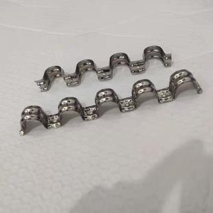 16mm20mm不銹鋼排卡連排單邊騎馬卡線管卡金屬條卡線管水管排位卡