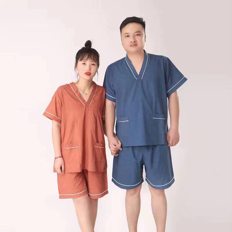 纯棉汗蒸服情侣装高档