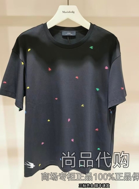【专柜正品】AUM噢姆26年夏季新品短袖T恤上衣黑色 MAGB20087