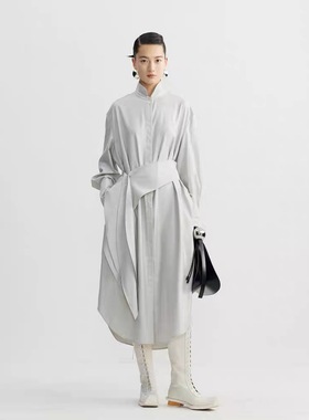 ZHUCHONGYUN国内专柜正品代购春秋款立领连衣裙C1DE41586 7680