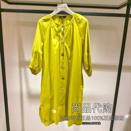 AUM噢姆夏季泡泡袖阔型文艺度假风休闲连衣裙M1DE21186 2680