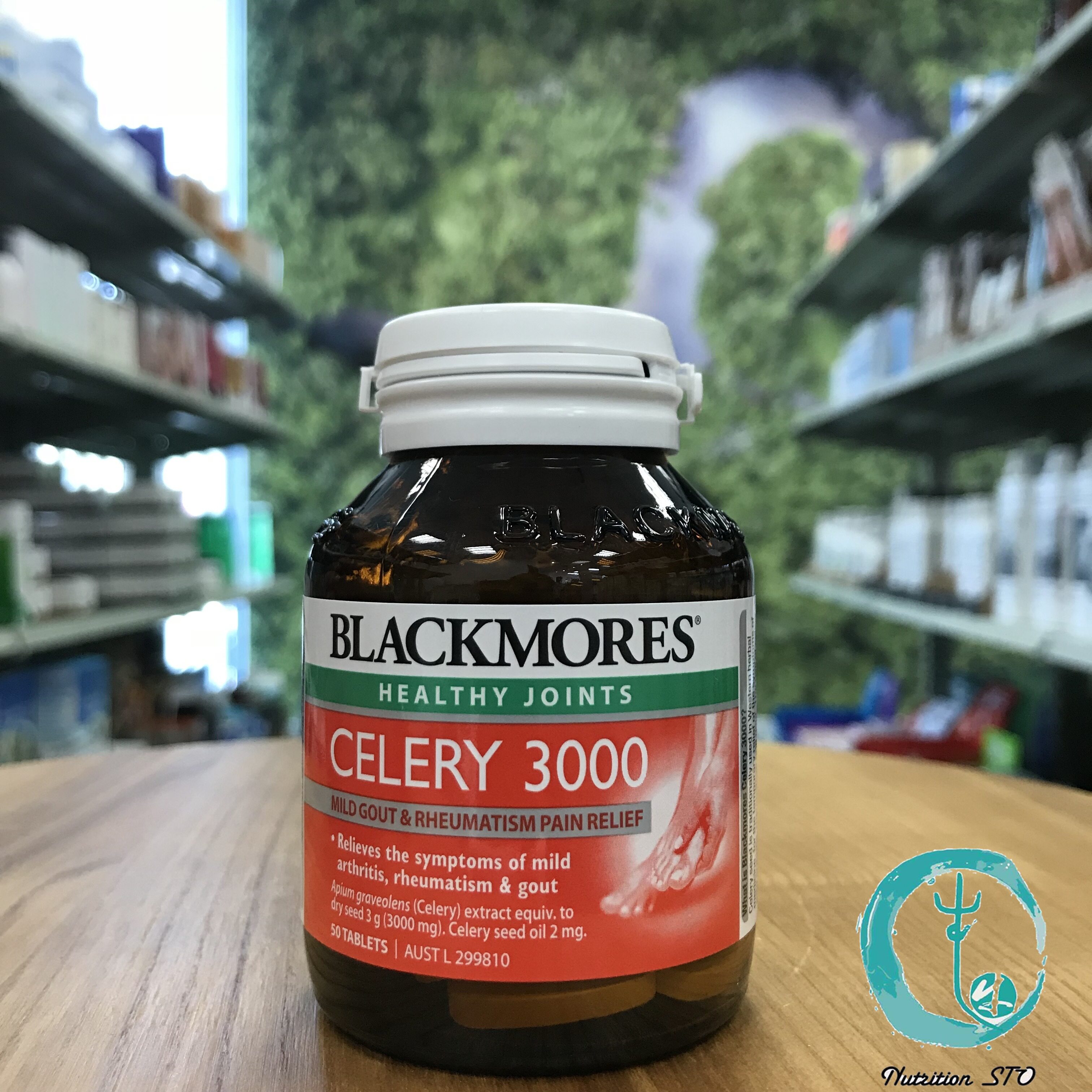新西兰直邮Blackmores澳佳宝西芹籽高浓缩精华片芹菜籽3000mg50片