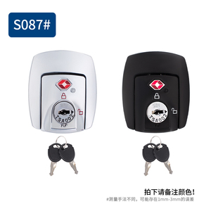 TSA002海关固定锁 拉杆箱行李箱包锁带钥匙背包锁 YIF201箱包扣锁