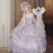 在逃公主 原创新款 华丽lolita花嫁款 洛丽塔连衣裙日常lo裙jsk