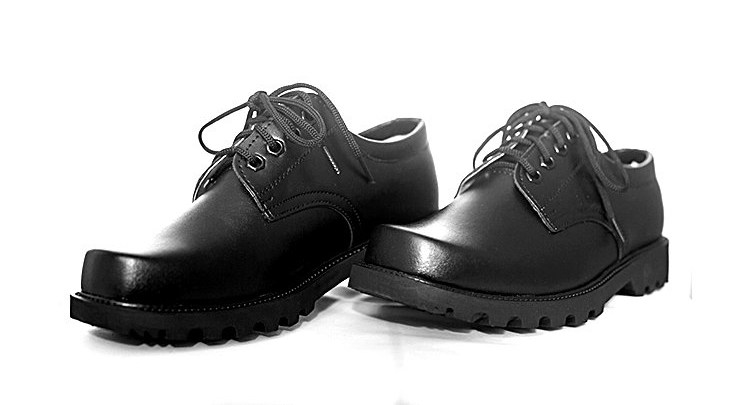 Bottes militaires pour homme - porter - Ref 1399810 Image 3