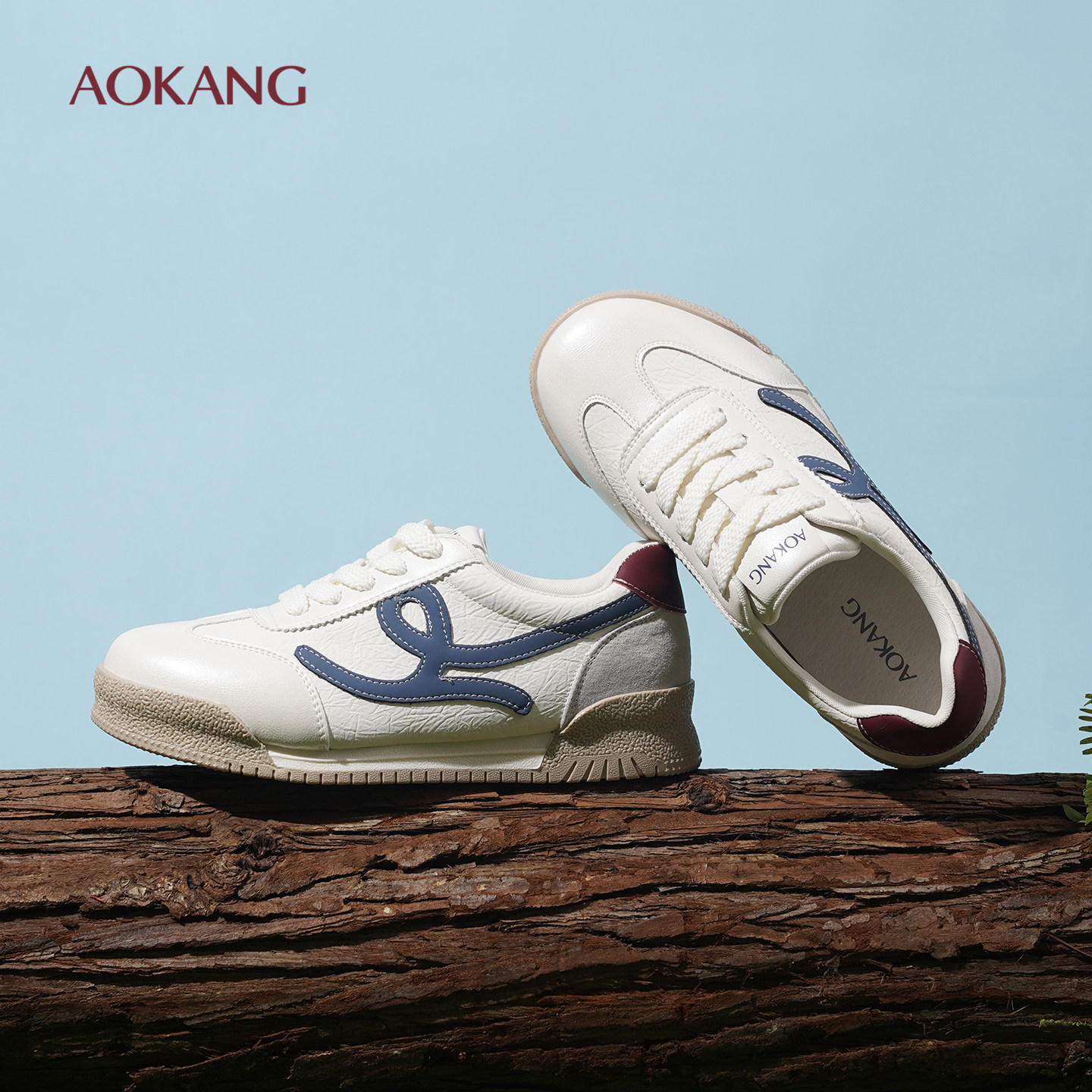 奥康拼色正品女鞋新款秋季德训鞋百搭阿甘鞋时尚运动小白鞋女百搭,女鞋,德训鞋,淘宝优惠券,粉丝福利购,淘宝优惠卷