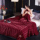 Красное коралловое высококачественное одеяло свадебное зимнее одеяло Scheer wedding leisure blanket/одеяло/бархатное одеяло утолщенного большого однотонного цвета для сохранения тепла mini 2