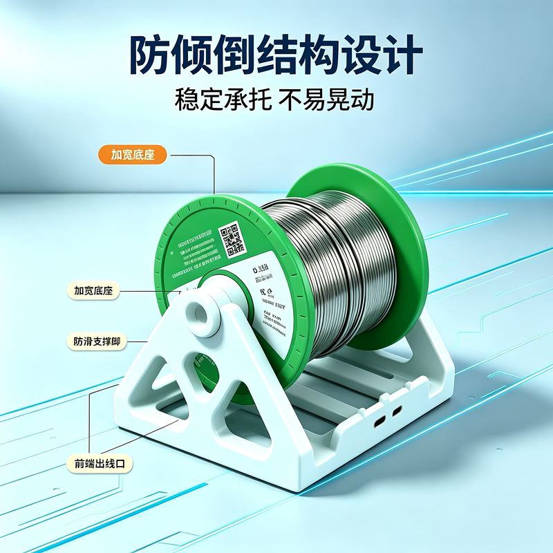 多色可选焊锡丝卷轴式电子焊接工具配件桌面收纳神器方便使用热销