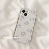 Hello kitty, apple, брендовый мультяшный белый совместимый iPhone 13, милый чехол для телефона, силиконовый креативный защитный чехол, японские и корейские, iphone, 12, 13promax, 8, 8plus