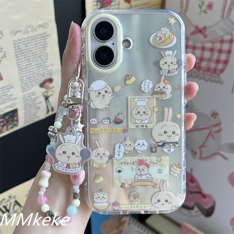 可爱乌萨奇厨师长双层imd手机壳