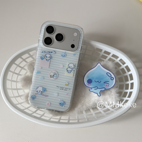 可爱小水滴双层imd手机壳