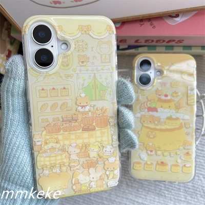 MMKEKE可爱烤焦面包手机壳