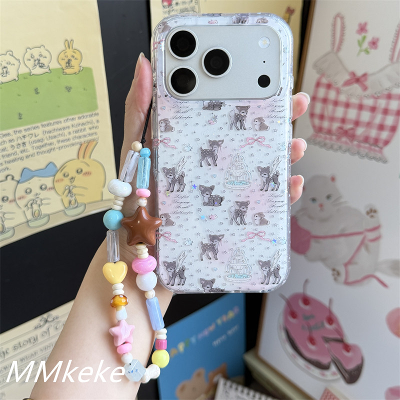 小鹿许愿池双层手机壳