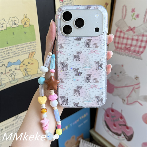 小鹿许愿池双层手机壳