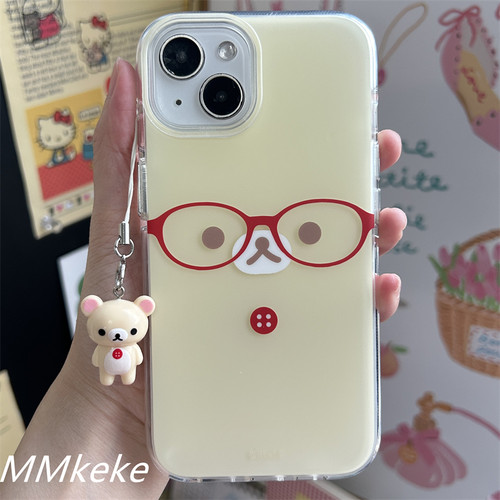 可爱轻松熊双层imd手机壳