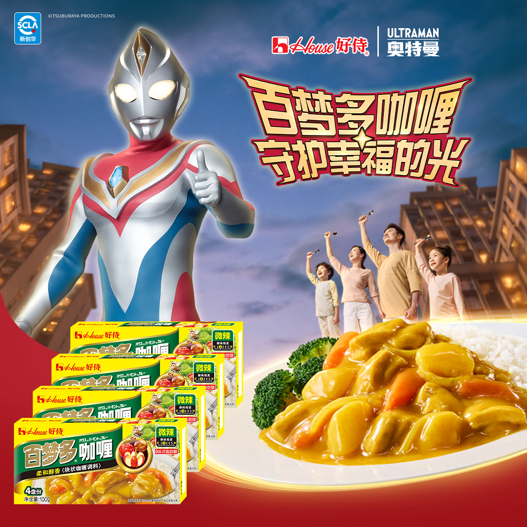 好侍百梦多咖喱块微辣100g*4