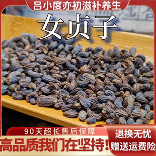 女贞子茶功效与作用中药材搭墨旱莲非野生桑葚椹何首乌枕头女真子