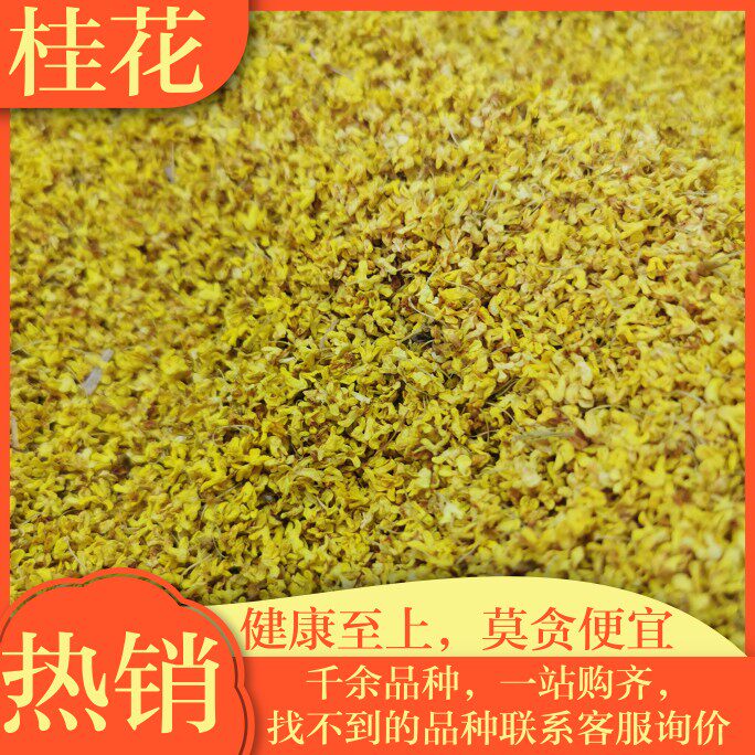 浓香型桂花干花100g 新鲜食用烘焙 金桂花 茶特级 除茶包口臭茶叶