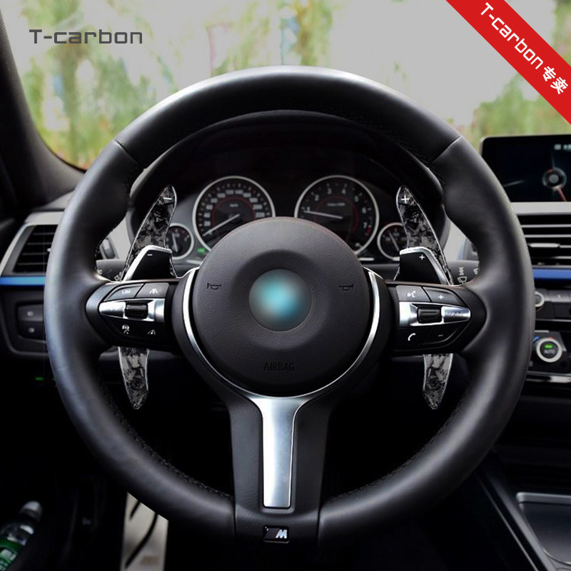 t-carbon适用宝马换挡拨片新1/3/5/6/7系x1x3x5x6系改装g30碳纤维