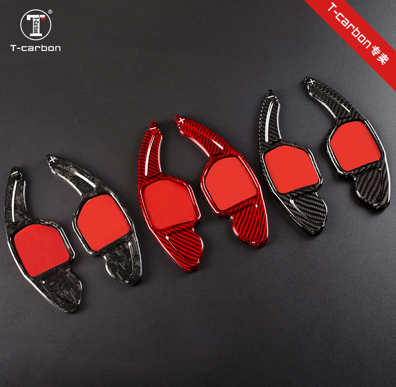 碳纤维方向盘改装奥迪换挡拨片