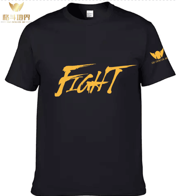 【格斗地界】UFC格斗T恤MMA進口純棉搏擊泰拳格斗播求昆侖決健身